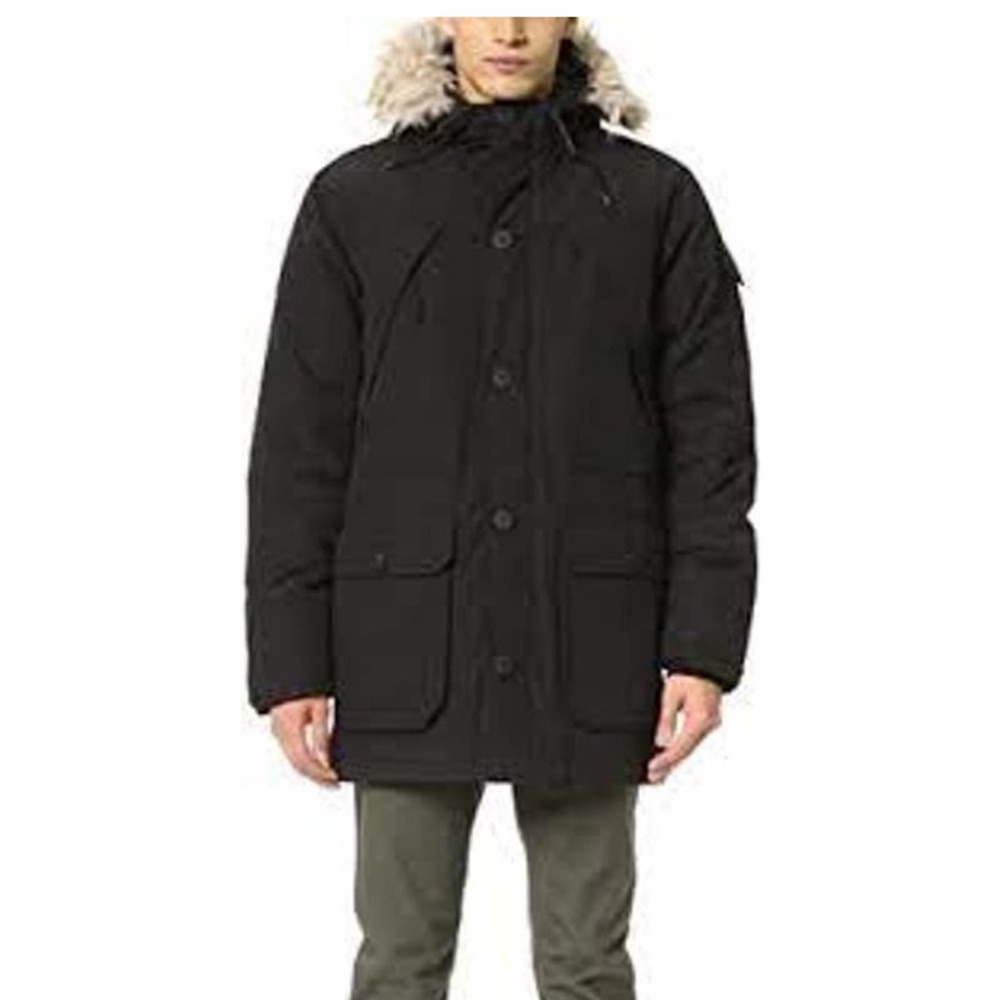 Penfield Hoosac Hooded Down Mountain Black Parka size Small